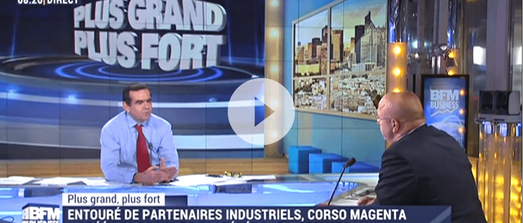BFM Business talks about the dry paint technology of Corso Magenta